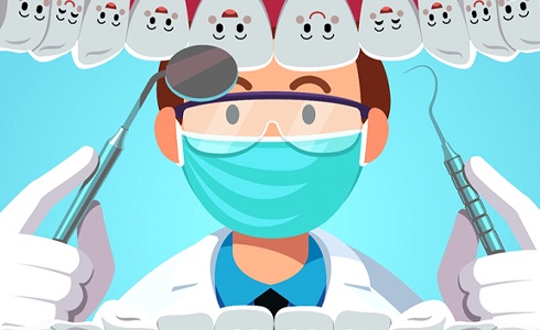 illustration of dental exam in Oklahoma City