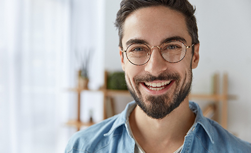 Man with healthy smile thanks to his Oklahoma City emergency dentist